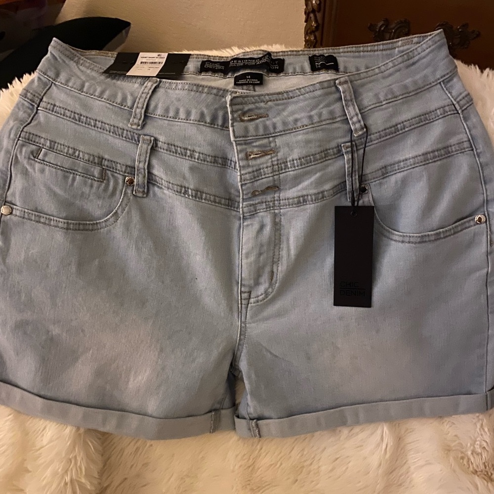 Denim shorts NWT
